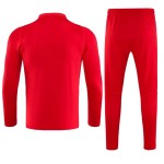 CR Flamengo Quarter Zip Sweatshirts Anzüge 2023-24 Rote